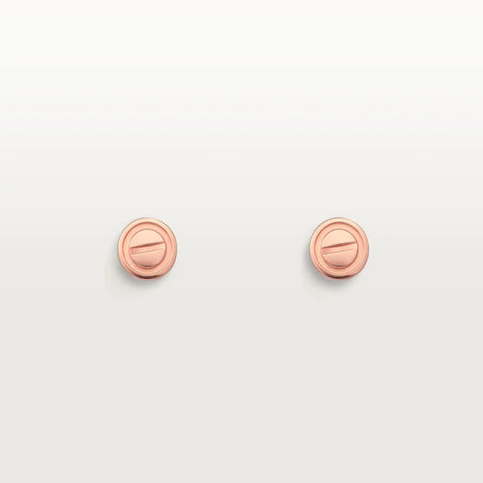 ¡®Glow Jewelry¡¯LOVE EARRINGS PINK GOLD 10MM