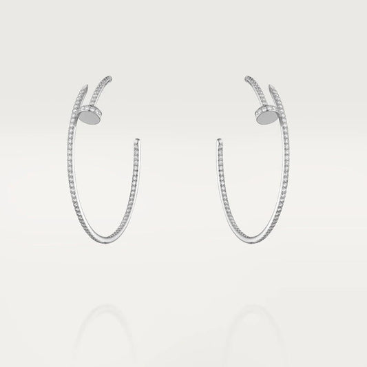 [Glow Jewelry]JUSTE EARRINGS FULL DIAMONDS 1.8MM