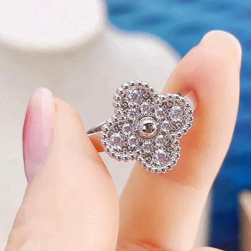 [Glow Jewelry]CLOVER DIAMOND RING