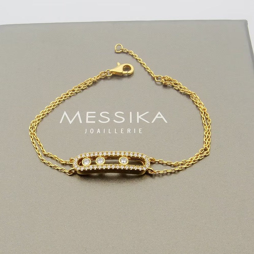 [Glow Jewelry] Move Classique pavé bracelet