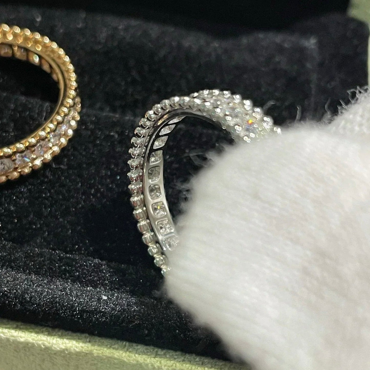 „Glow Jewelry“ PERLEE DIAMOND ROSÉGOLD RING
