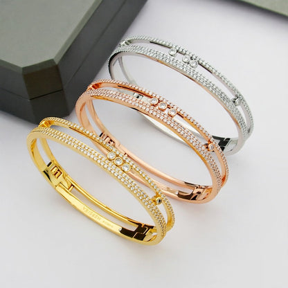[Glow Jewelry]Move Romane pavé bangle
