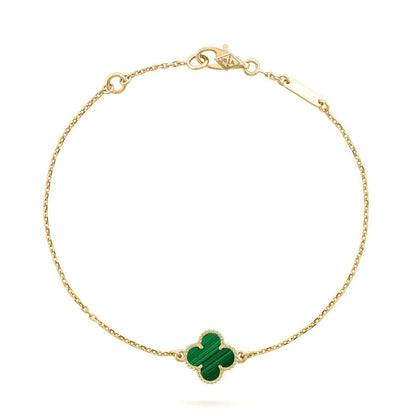 ¡®Glow Jewelry¡¯CLOVER BRACELET MALACHITE 1 MOTIF