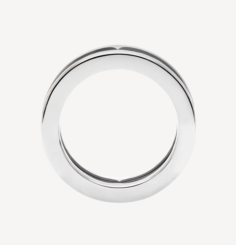 [Glow Jewelry]ZERO 1 ONE-BAND WITH OPENWORK LOGO SPIRAL RING