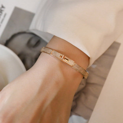 [Glow Jewelry]KELLY BRACELET DIAMOND PAVED