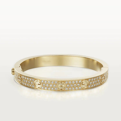 [Glow Jewelry]LOVE BRACELET 6.1MM DIAMOND-PAVED