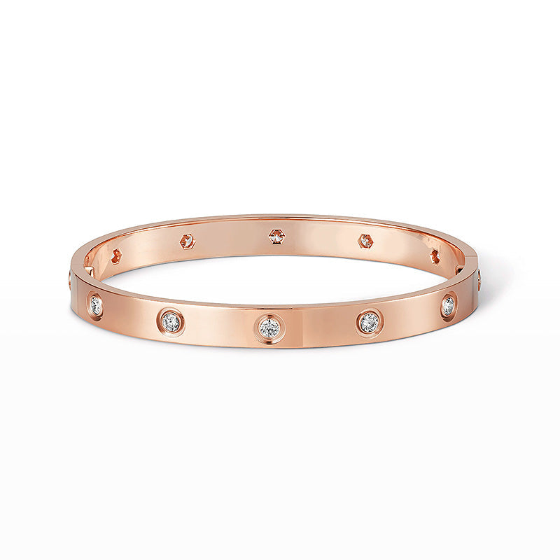 [Glow Jewelry]LOVE BRACELET 6.1MM 10 DIAMONDS