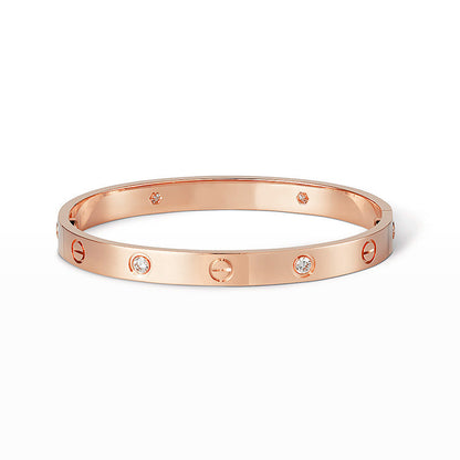 ¡®Glow Jewelry¡¯LOVE BRACELET 6.1MM 4 DIAMONDS