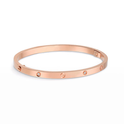 [Glow Jewelry]LOVE BRACELET 3.65MM 6 DIAMONDS