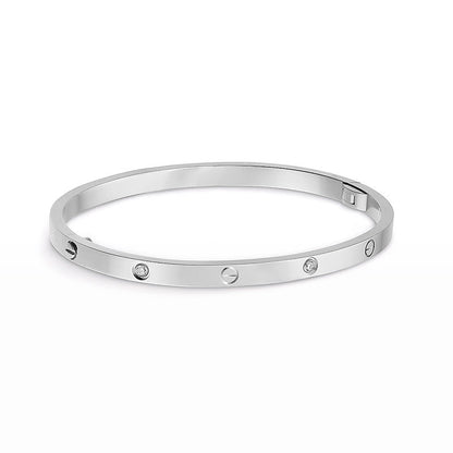 [Glow Jewelry]LOVE BRACELET 3.65MM 6 DIAMONDS