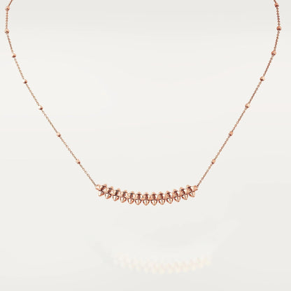 [Glow Jewelry]CLASH PINK GOLD NECKLACE