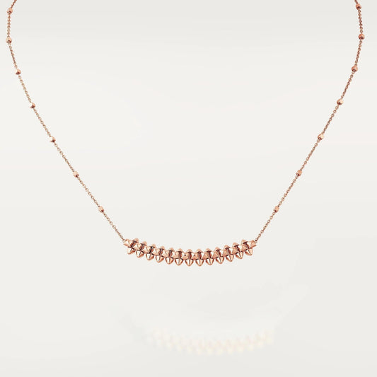 [Glow Jewelry]CLASH PINK GOLD NECKLACE