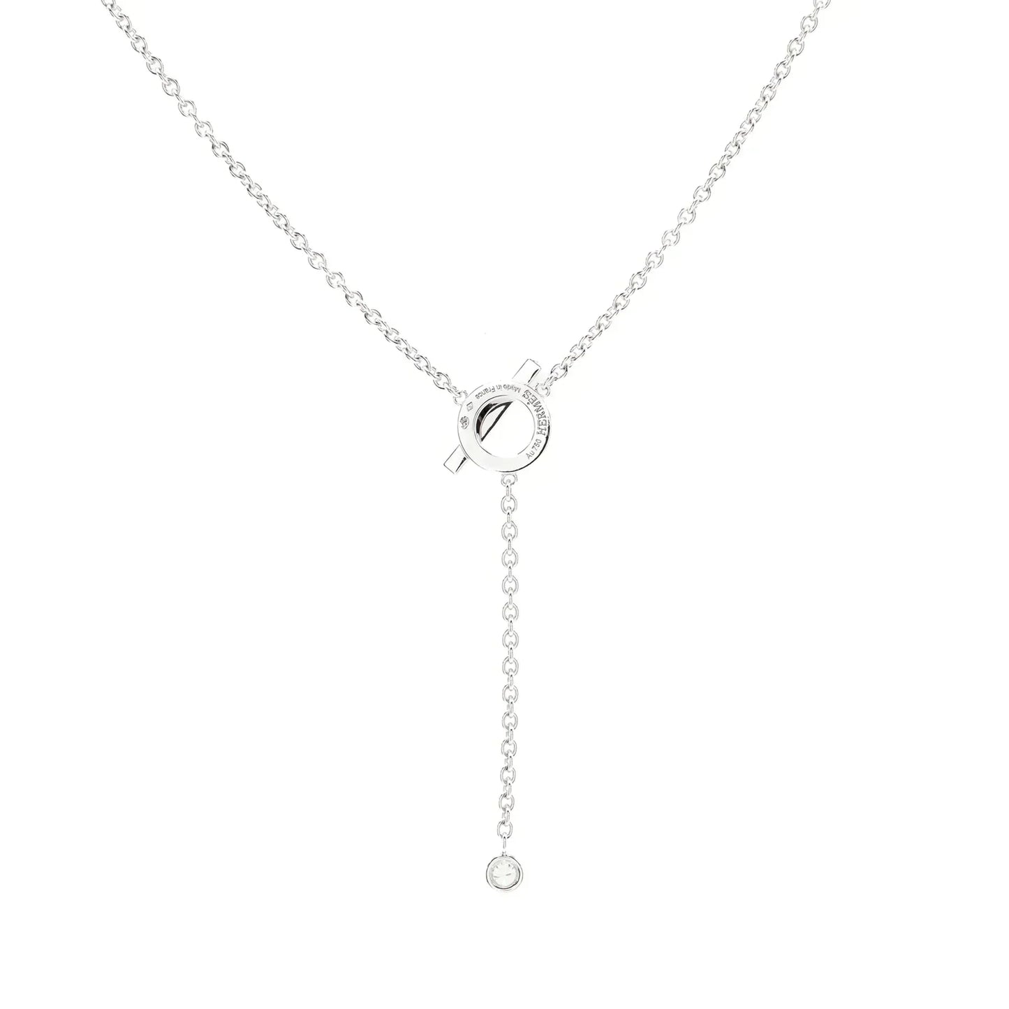 [Glow Jewelry]FINESSE SILVER DIAMOND NECKLACE