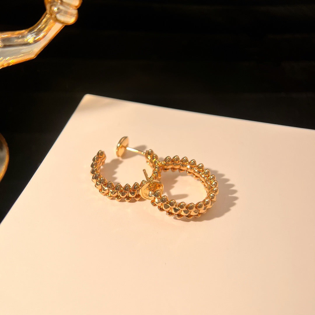 ¡®Glow Jewelry¡¯CLASH SMALL HOOP EARRINGS