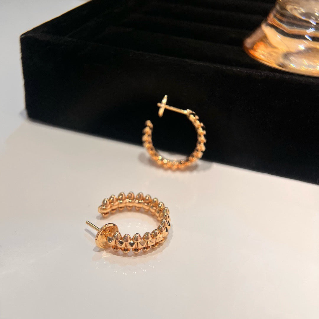 ¡®Glow Jewelry¡¯CLASH SMALL HOOP EARRINGS