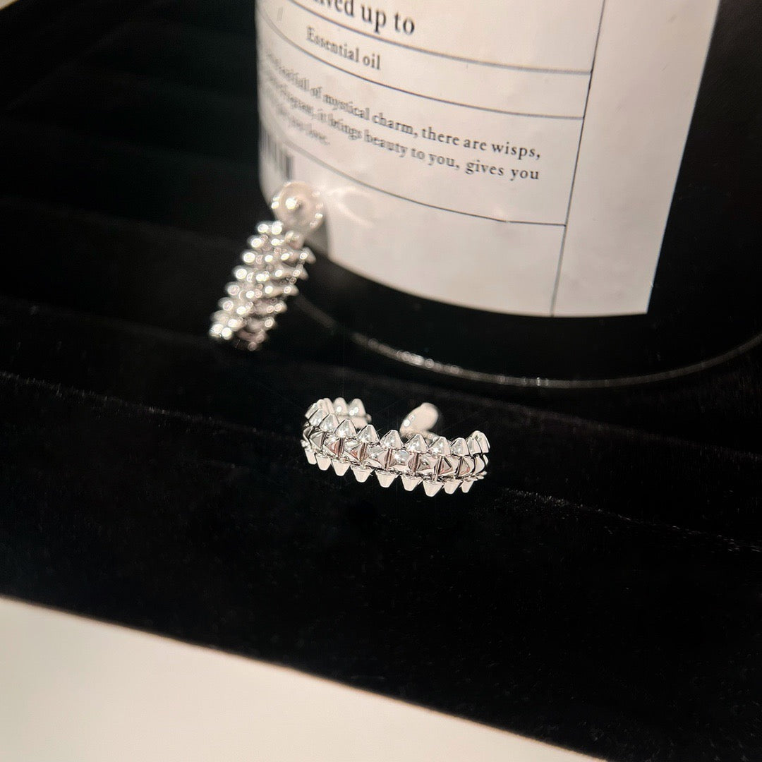 [Glow Jewelry]CLASH SMALL HOOP EARRINGS