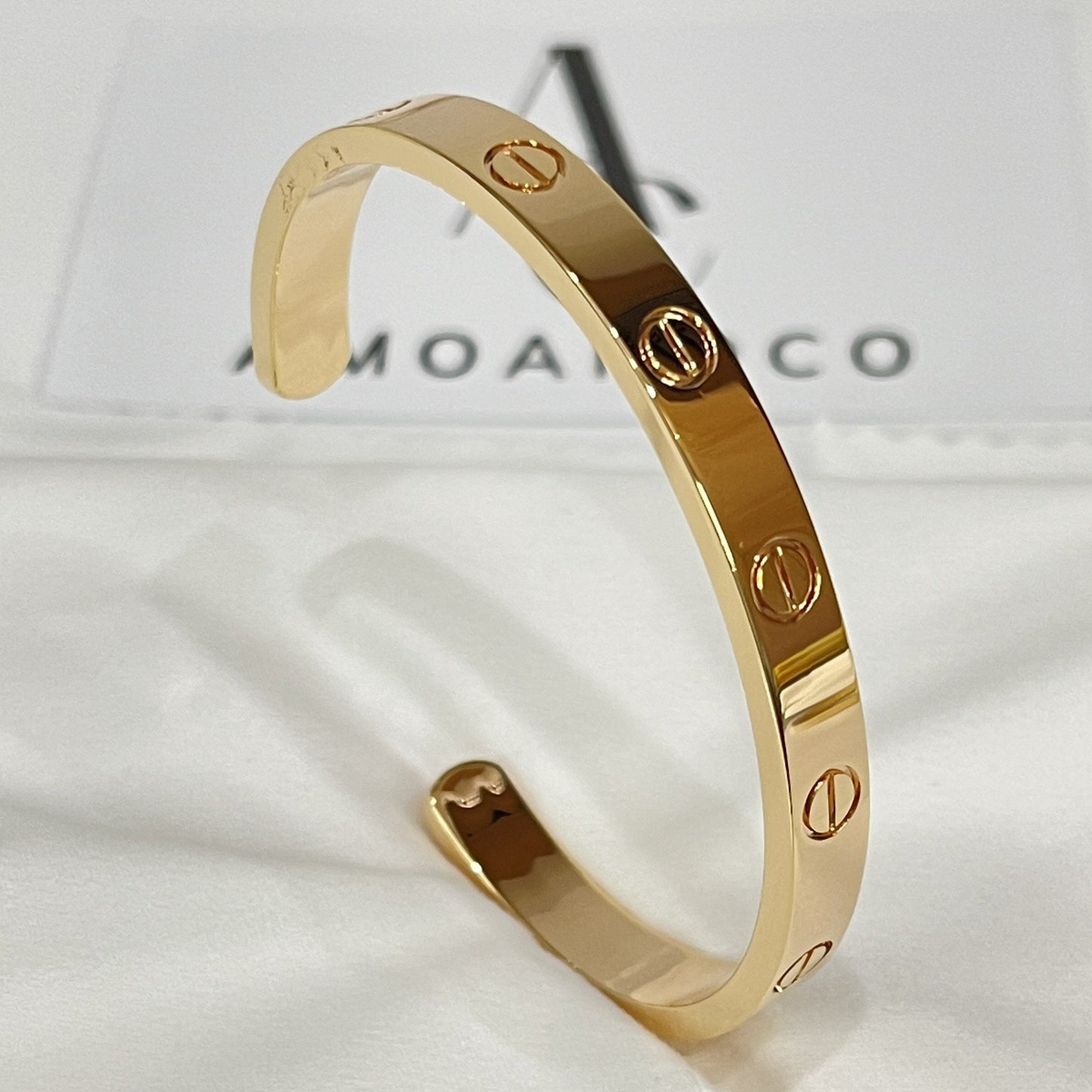 [Glow Jewelry]LOVE BRACELET 6.1MM OPEN CUFF
