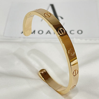 [Glow Jewelry]LOVE BRACELET 6.1MM OPEN CUFF