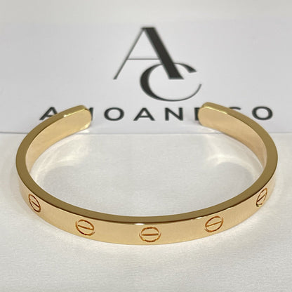 [Glow Jewelry]LOVE BRACELET 6.1MM OPEN CUFF