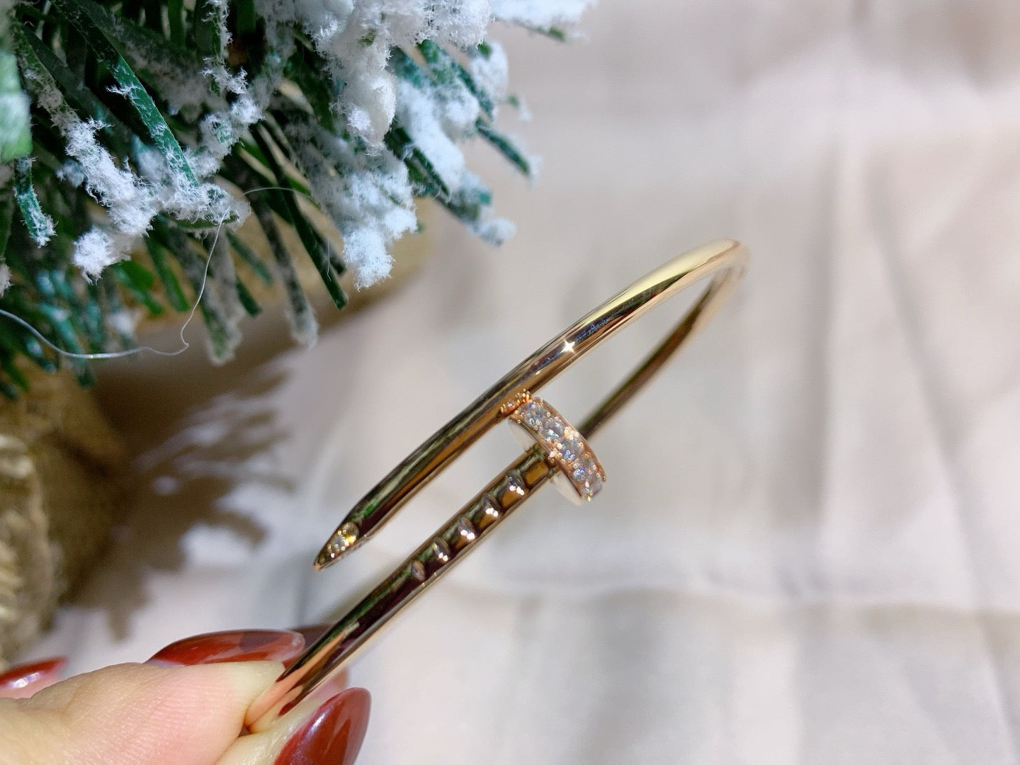 [Glow Jewelry]JUSTE BRACELET 2.5MM DIAMONDS