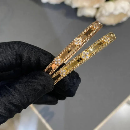 ¡®Glow Jewelry¡¯CLOVER BRACELET 4MM DIAMONDS