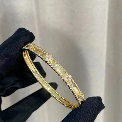 ¡®Glow Jewelry¡¯CLOVER BRACELET 4MM DIAMONDS