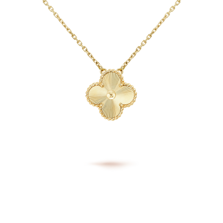 ¡®Glow Jewelry¡¯CLOVER 15MM LASER NECKLACE