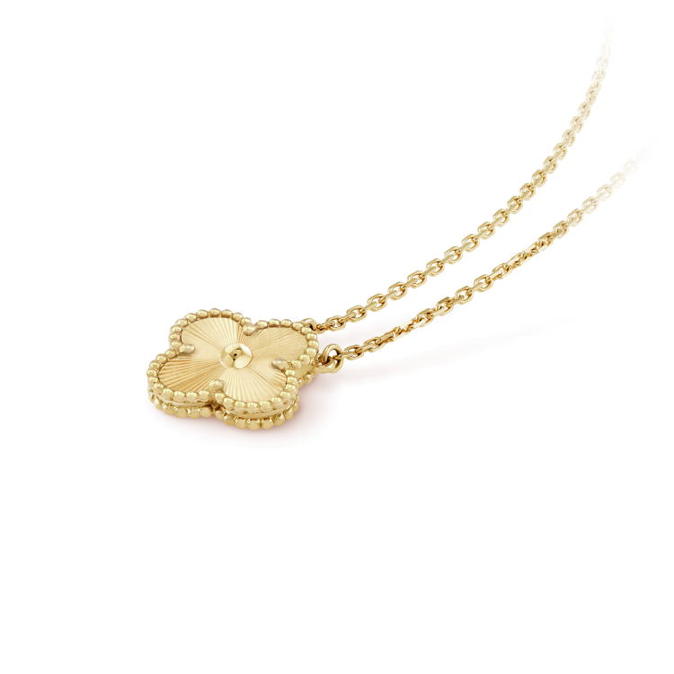 [Glow Jewelry]CLOVER 15MM LASER NECKLACE
