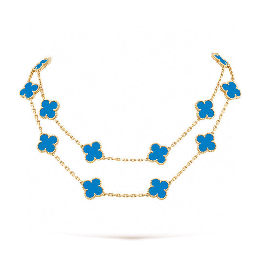 ¡®Glow Jewelry¡¯CLOVER 20 MOTIFS TURQUOISE GOLD
