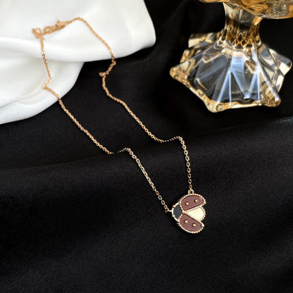 ¡®Glow Jewelry¡¯LUCKY  CARNELIANS LADYBUG NECKLACE