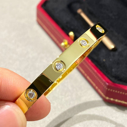 [Glow Jewelry]LOVE BRACELET 6.1MM 10 DIAMONDS