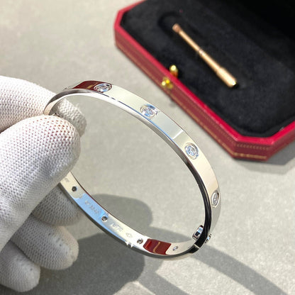 ¡®Glow Jewelry¡¯LOVE BRACELET 6.1MM 10 DIAMONDS