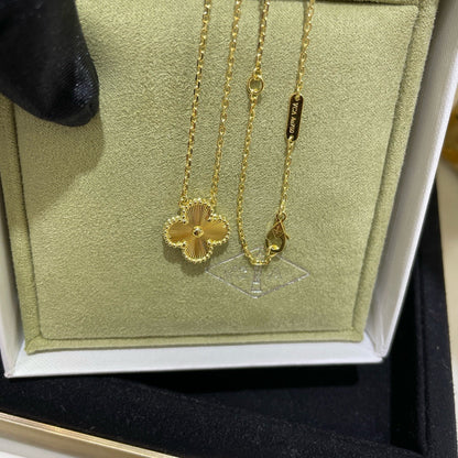 [Glow Jewelry]CLOVER 15MM LASER NECKLACE