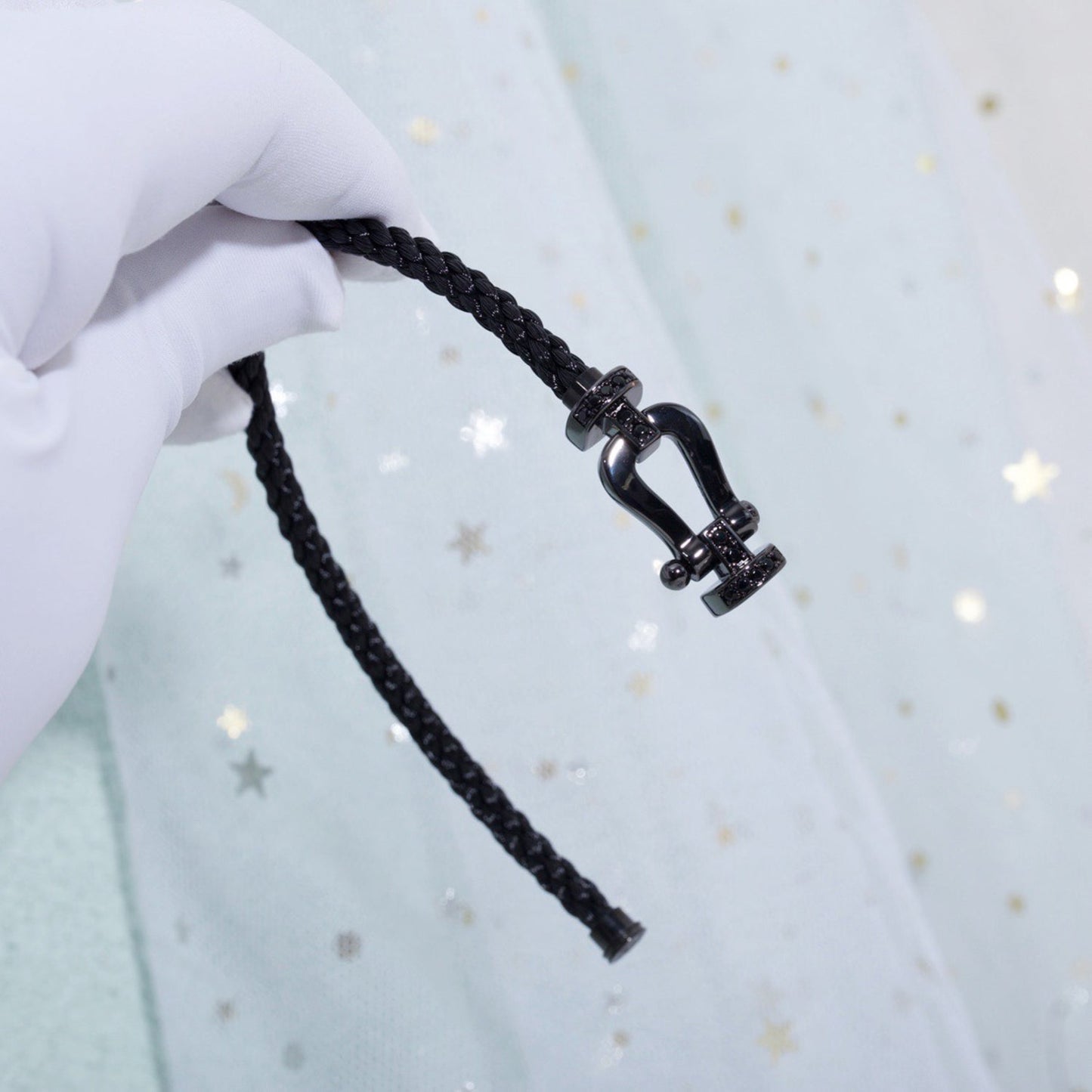 ¡®Glow Jewelry¡¯FORCE LARGE SERIES HORSESHOE BLACK SAMURAI BRACELET