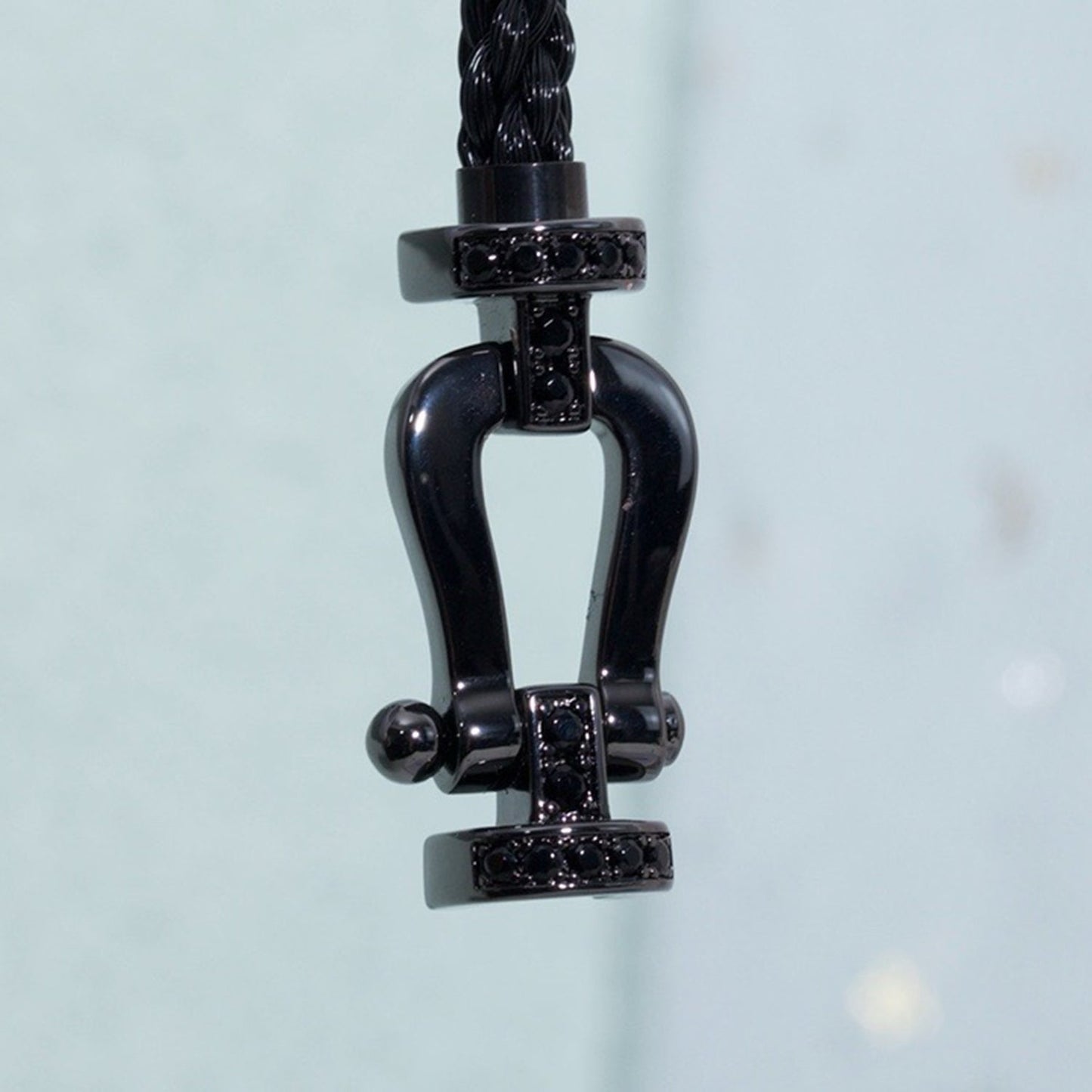 ¡®Glow Jewelry¡¯FORCE LARGE SERIES HORSESHOE BLACK SAMURAI BRACELET
