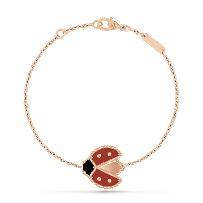¡®Glow Jewelry¡¯LUCKY SPRING 1 MOTIF PINK GOLD BRACELET