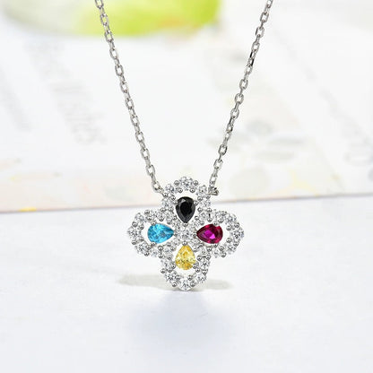 ¡®Glow Jewelry¡¯LOOP-HALSKETTE VOLLMOTIV DIAMANT 16MM VERSCHIEDENE FARBEN
