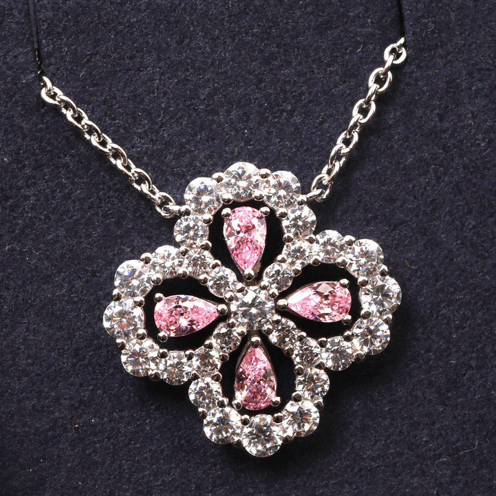 ¡®Glow Jewelry¡¯LOOP-HALSKETTE VOLLMOTIV DIAMANT 16MM VERSCHIEDENE FARBEN