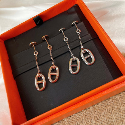 [Glow Jewelry]CHAINE TASSEL EARRINGS
