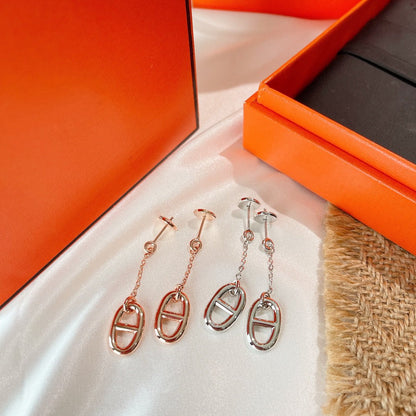 [Glow Jewelry]CHAINE TASSEL EARRINGS
