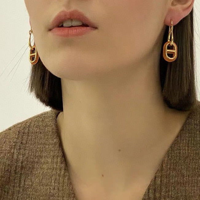 [Glow Jewelry]HM O'MAILLON GOLD EARRINGS
