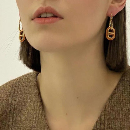 [Glow Jewelry]HM O'MAILLON GOLD EARRINGS