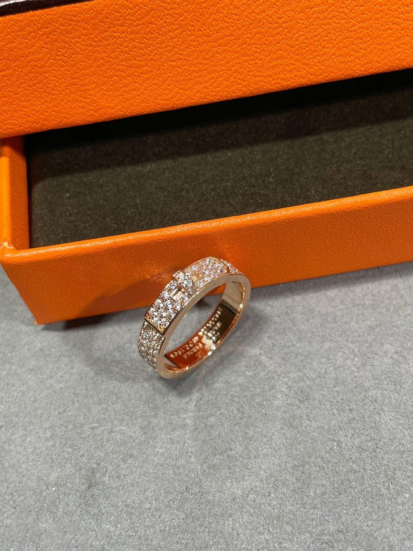 [Glow Jewelry]KELLY PINK GOLD DIAMOND RING