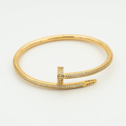 [Glow Jewelry]JUSTE BRACELET 3.5MM ALL DIAMONDS
