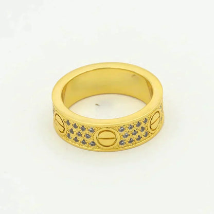 ¡®Glow Jewelry¡¯LOVE RING 5.5MM DIAMONDS PAVED