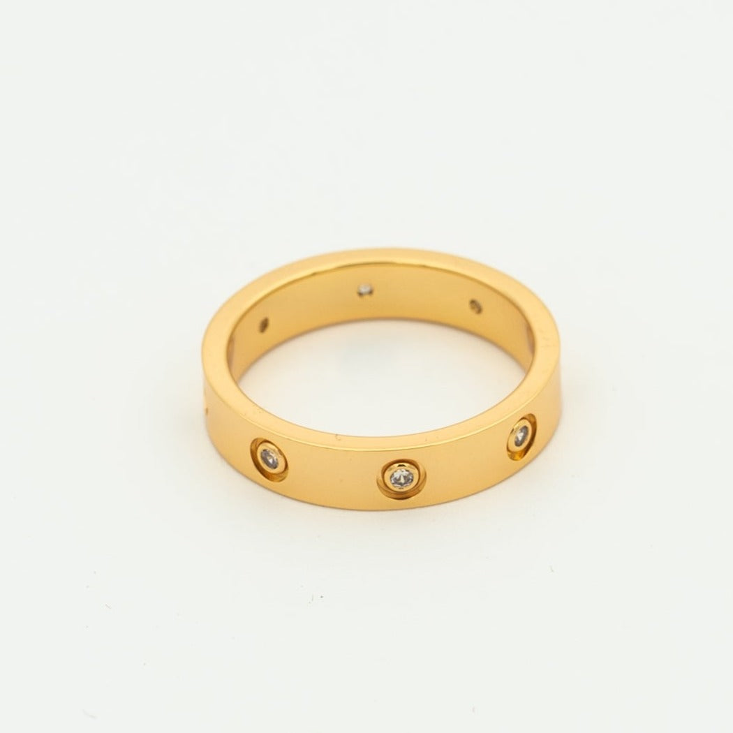 [Glow Jewelry]LOVE RING 3.6MM 8 DIAMONDS