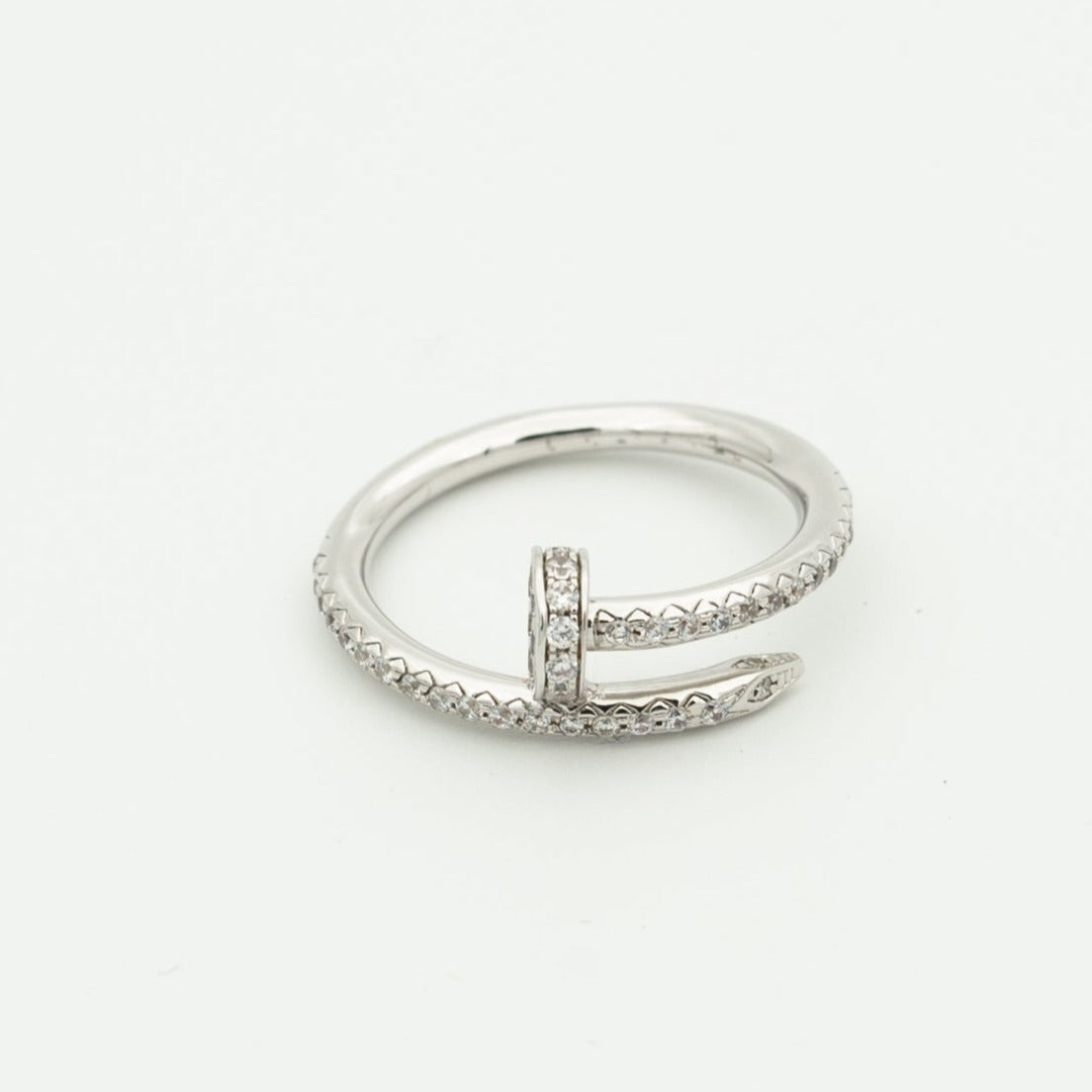 [Glow Jewelry]JUSTE RING 1.8MM SILVER DIAMONDS