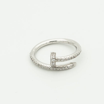 [Glow Jewelry]JUSTE RING 1.8MM SILVER DIAMONDS