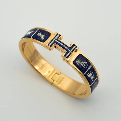 [Glow Jewelry]H BRACELET BLUE CERAMIC