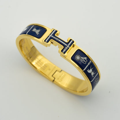 [Glow Jewelry]H BRACELET BLUE CERAMIC